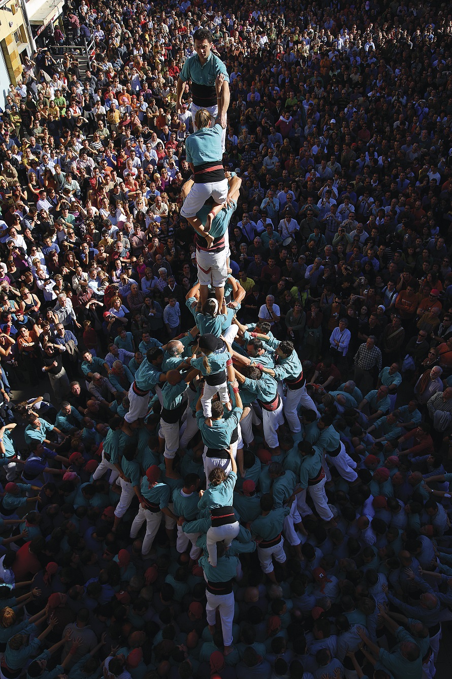 Castellers a la Festa Major © Lluís Carro